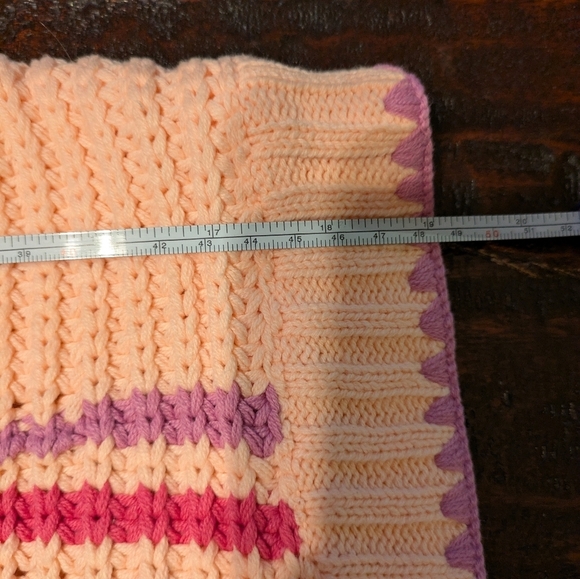 &merci Striped Knit Sleeveless Sweater L - Picture 8 of 14